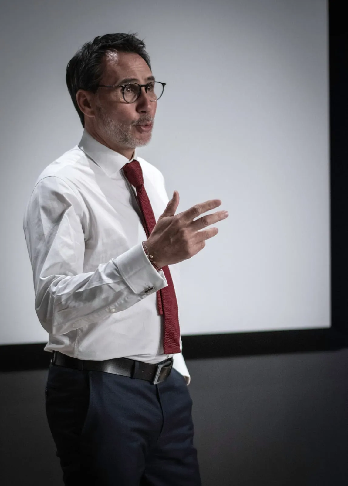 Jean-Pascal Beauchamp lors d'une intervention publique